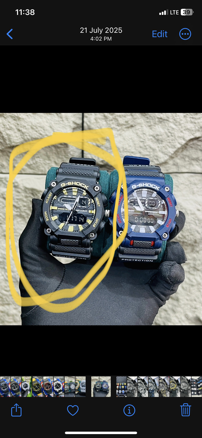 G shock GMT