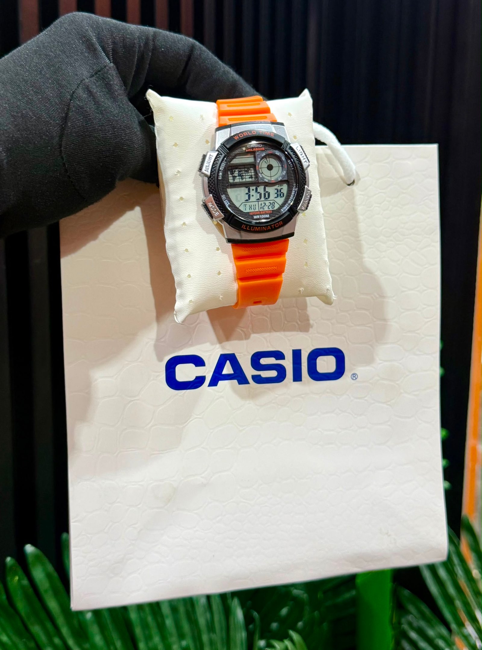 Casio AE-1000W-1AV World Time Illuminator Digital Watch (100M Water Resistant) — image 3
