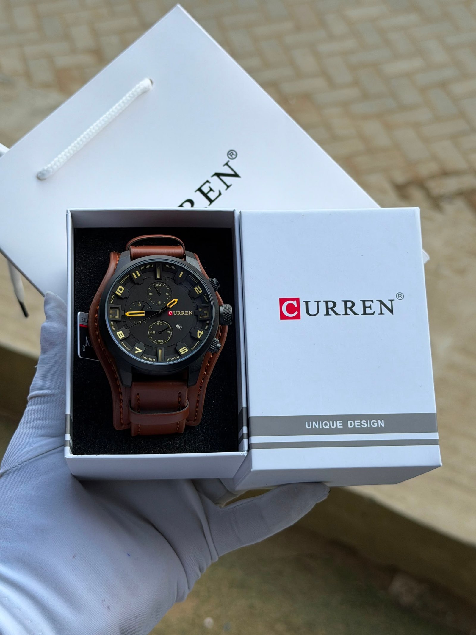 Curren Unique chronograph watch — image 1