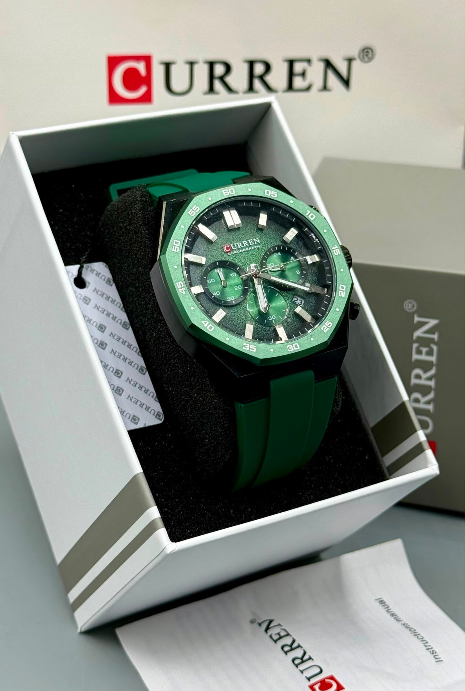 CURREN CHRONOGRAPH WATCH + FREE BRACELET — image 4
