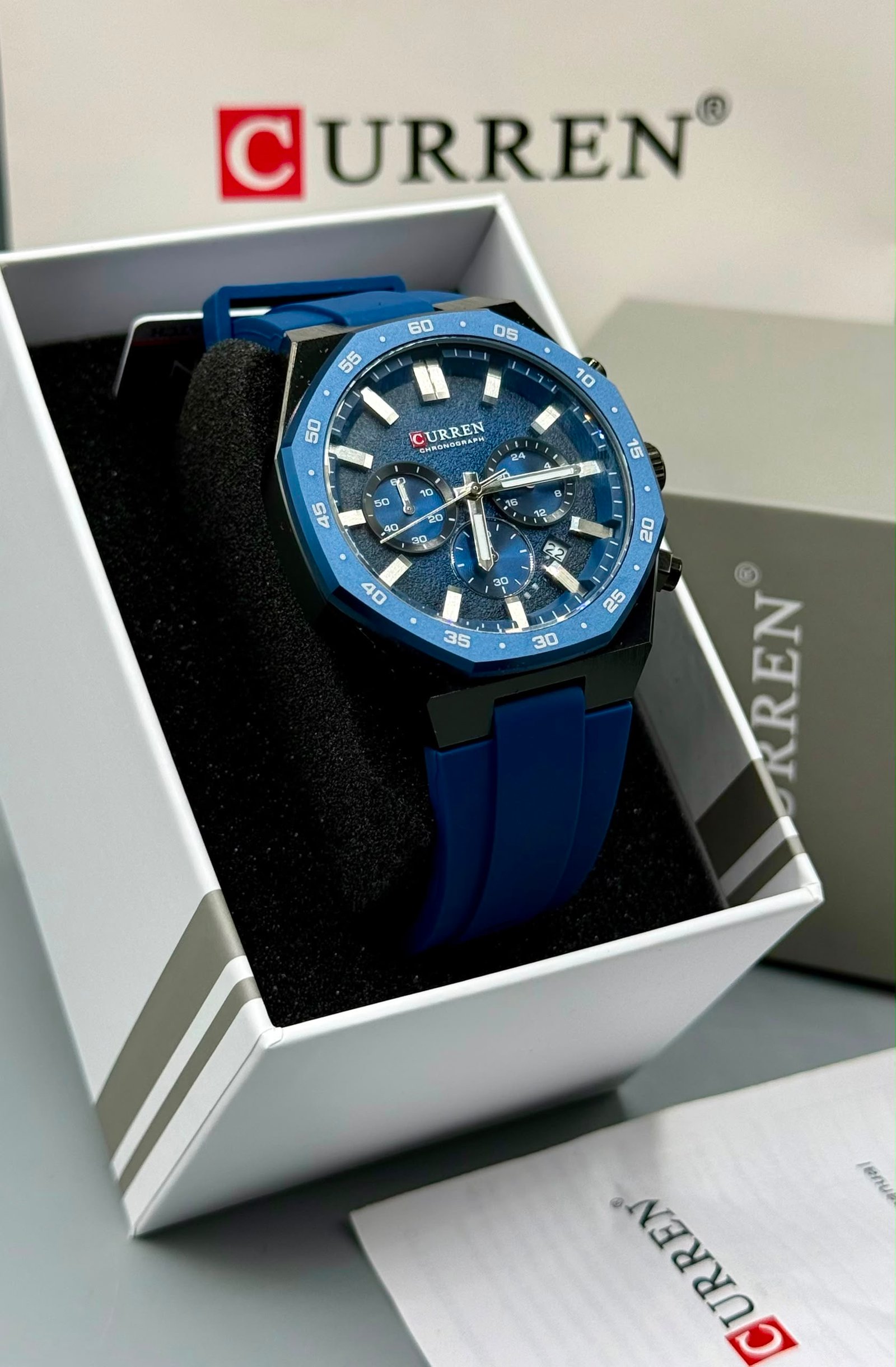CURREN CHRONOGRAPH WATCH + FREE BRACELET — image 5