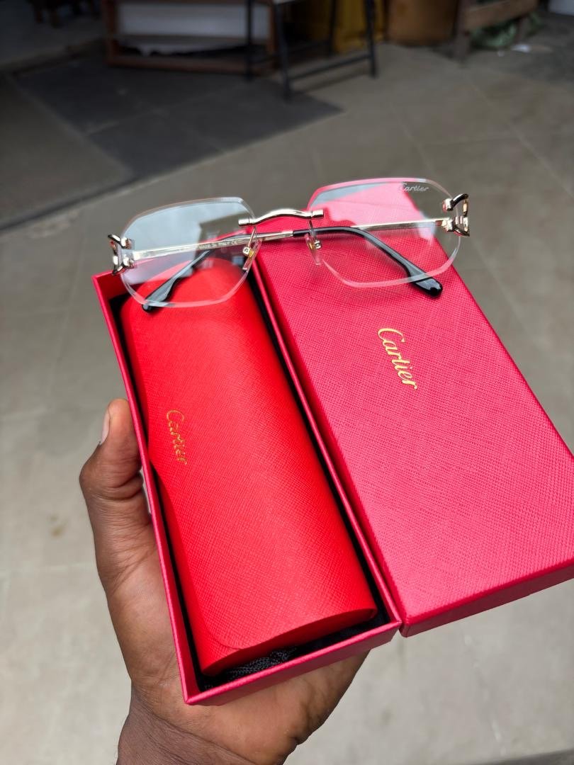 Cartier Rimless Gold Sunglasses — image 1