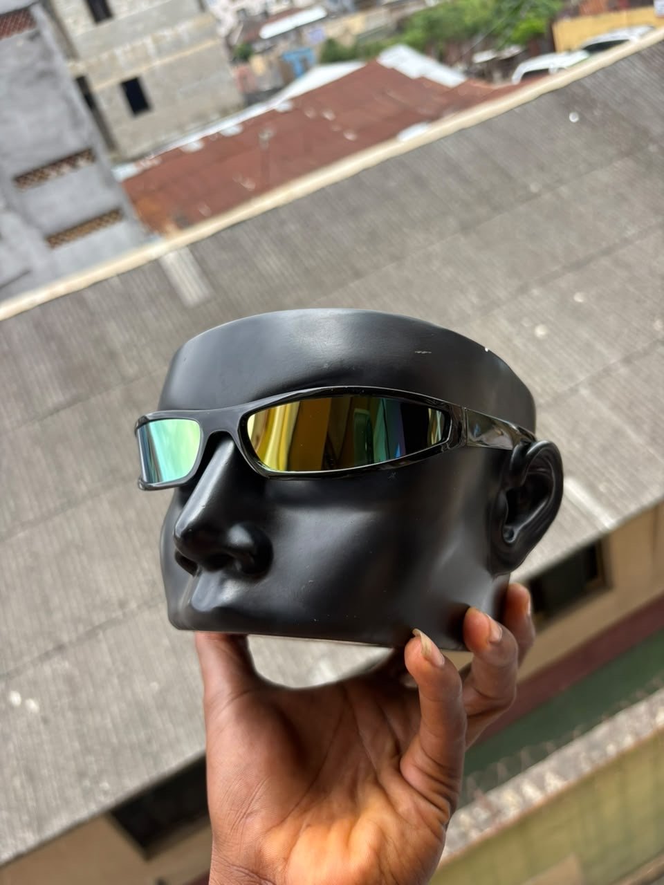 Sport Rectangular Wraparound Sunglasses — image 2
