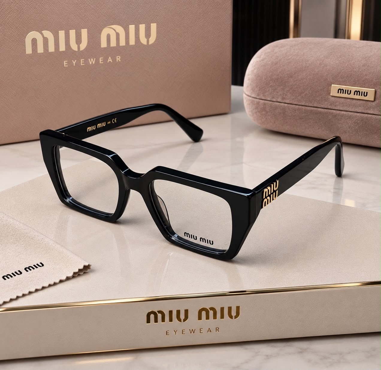 Miu Miu Style Square Optical Frames / Sunglasses