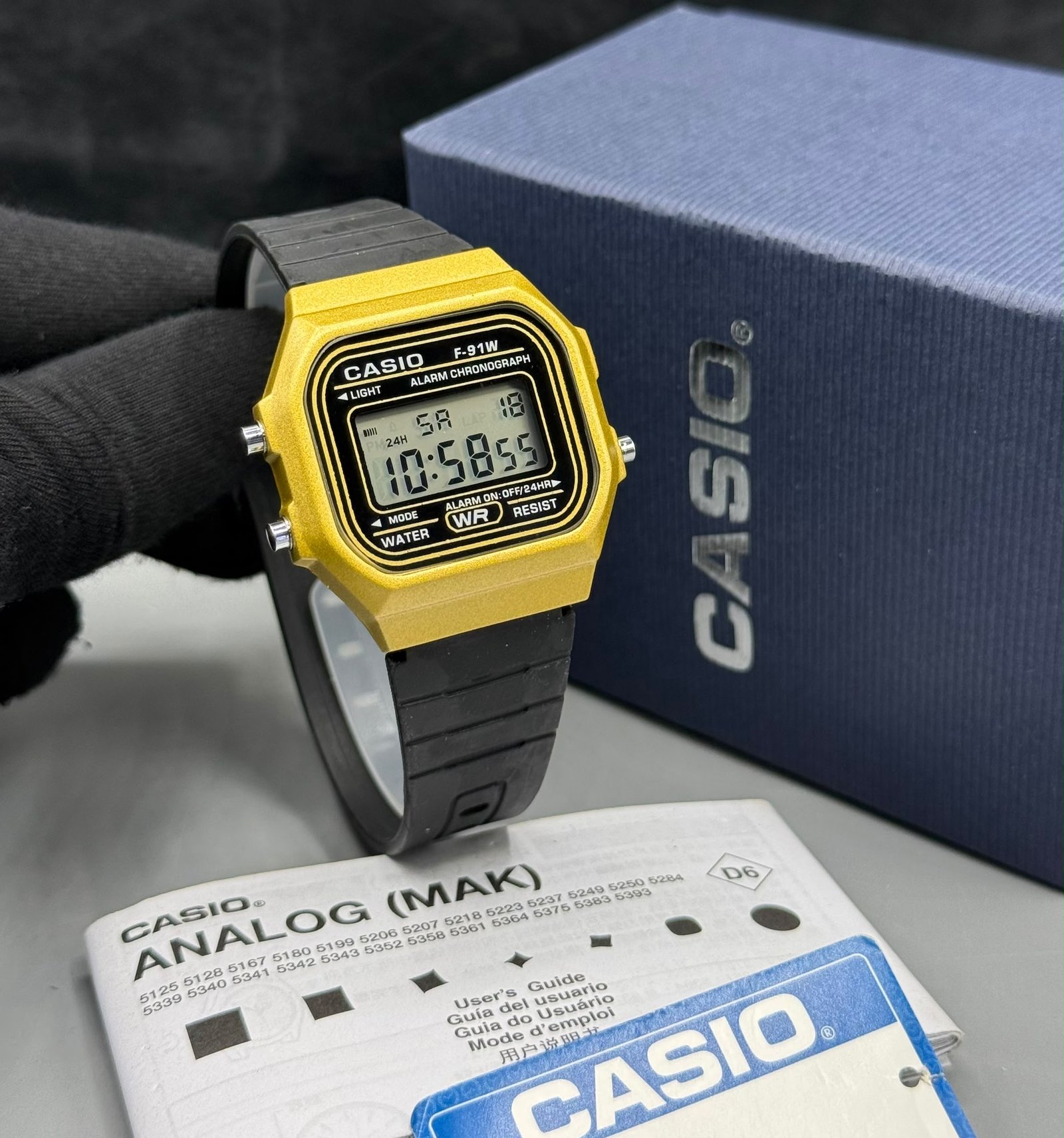 Casio F-91W Classic Digital Alarm Chronograph Watch