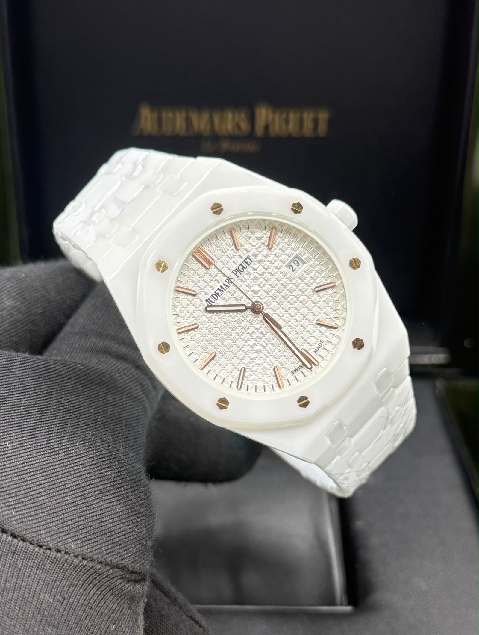 Audemars Piguet Royal Oak Ceramic Integrated Bracelet Watch