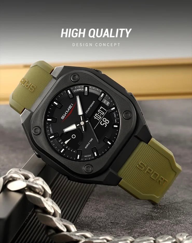 Skmei Rugged Dual Display Sports Watch — image 5