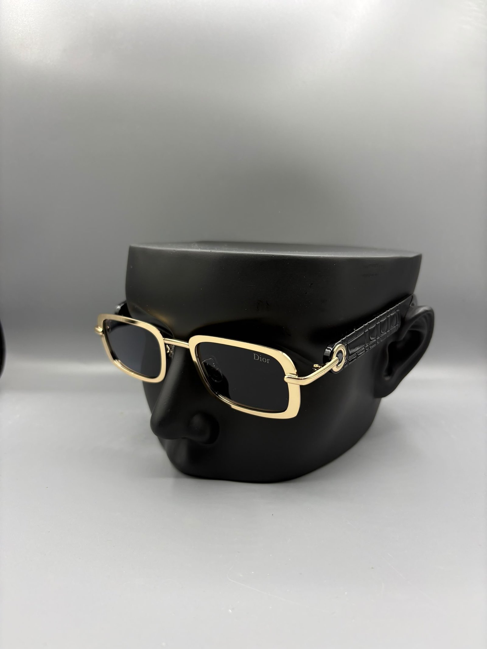 Dior Rectangular Metal Frame Sunglasses — image 4